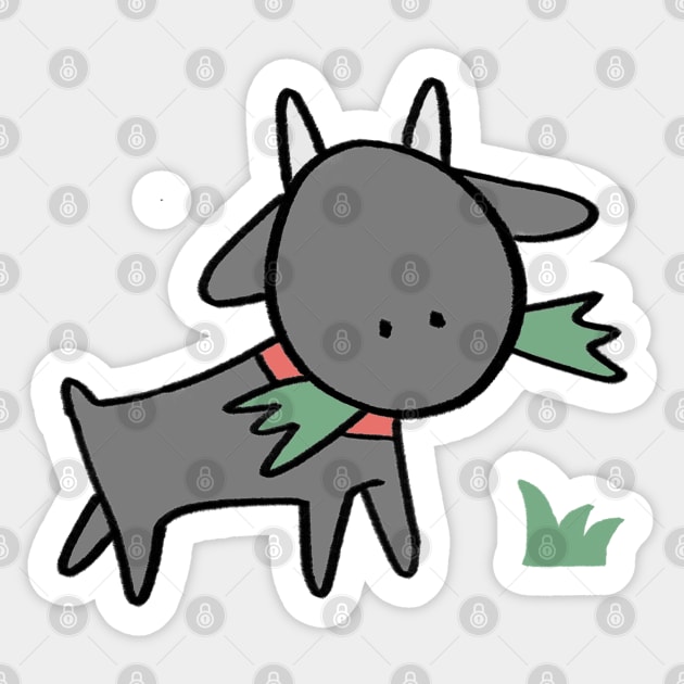 Cute goat Sticker by ballooonfish